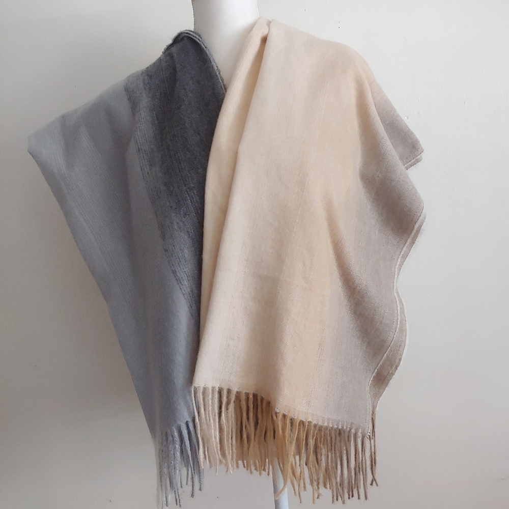 Bundle of winter scarfs.